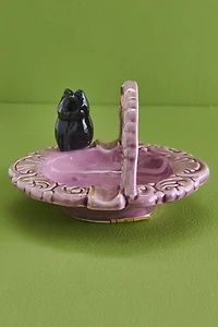 Moon Cat Basket Ashtray