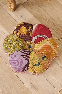 Buy Flower Kantha Pillow Online at Earthbound Trading