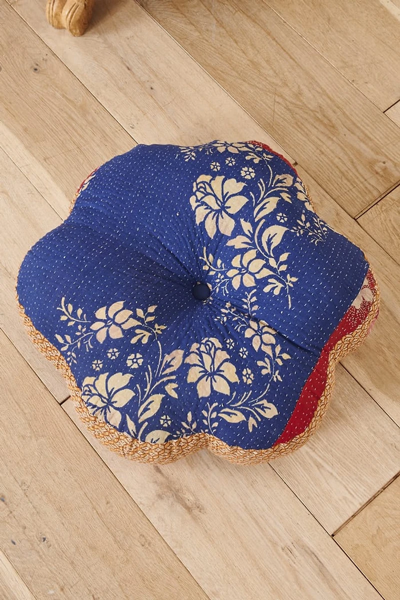 Buy Flower Kantha Pillow Online at Earthbound Trading