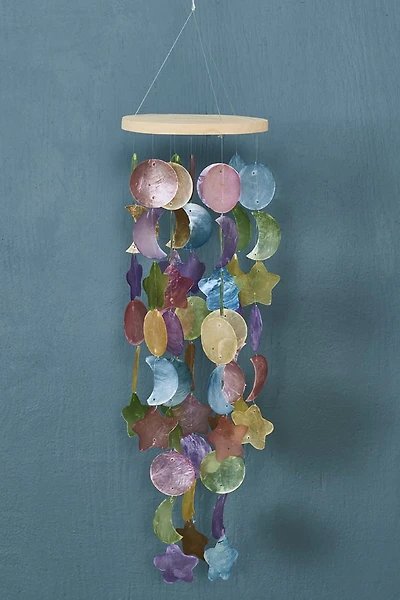 Rainbow Celestial Capiz Shell Mobile