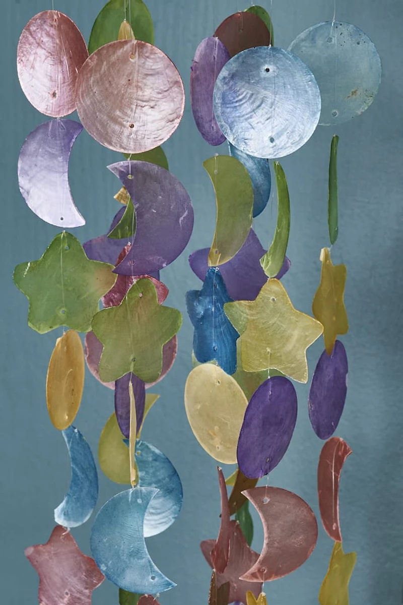 Rainbow Celestial Capiz Shell Mobile