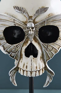 Skull Moth Mask Standing Figurine