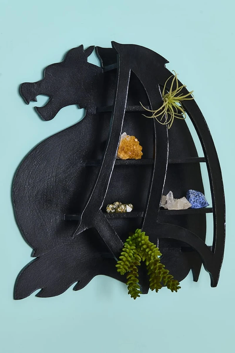 Black Dragon Wood Shelf
