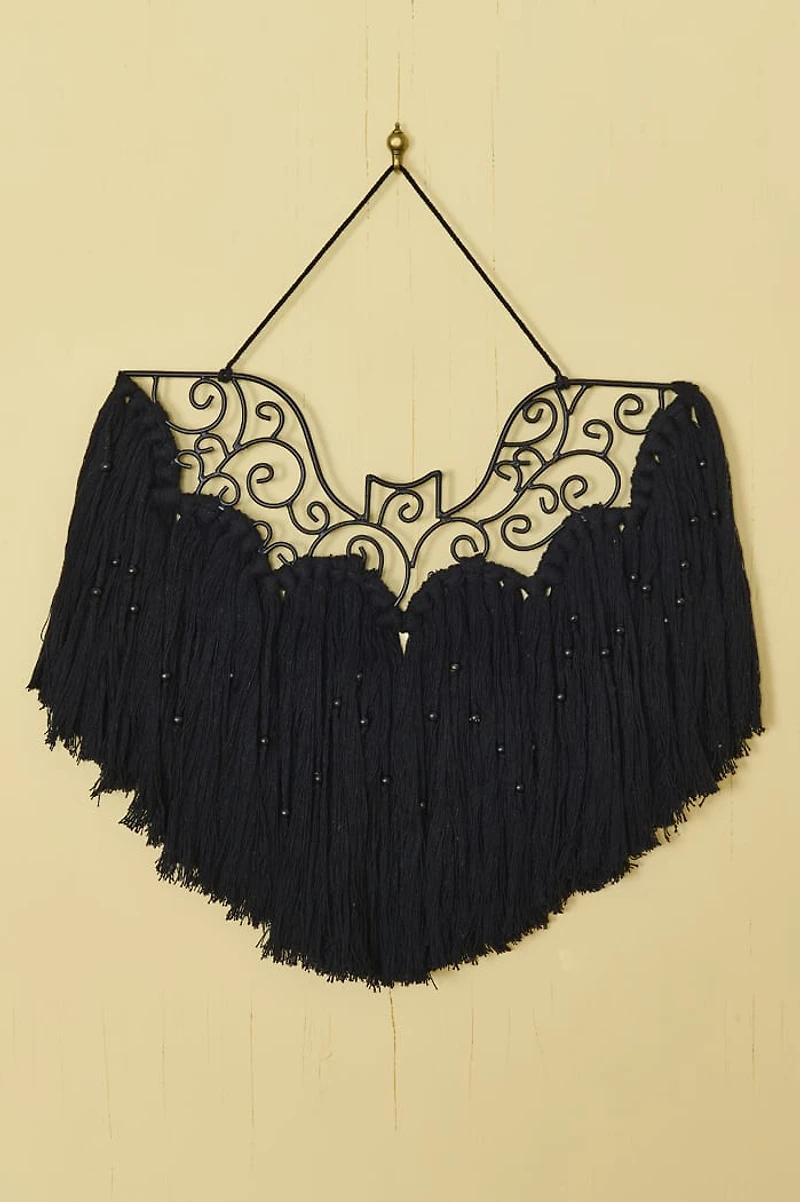 Bat Macrame Wall Hanging