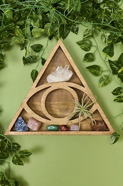 Evil Eye Wood Shelf