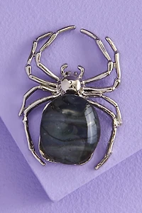 Labradorite Spider Figurine