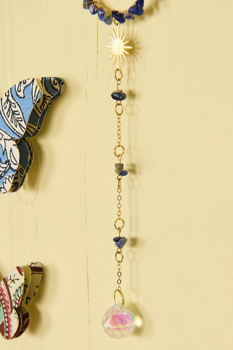 Gold Sodalite Cat Suncatcher