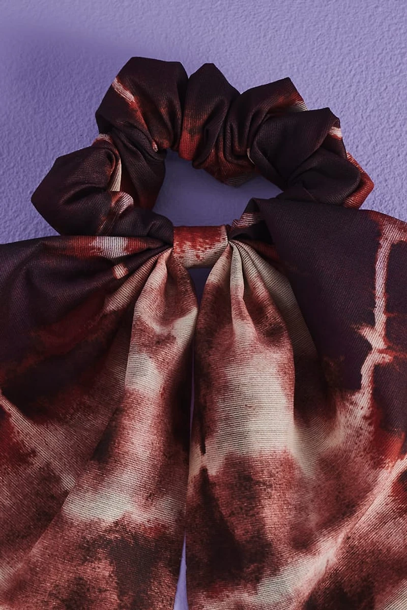 Buy Rust Tie Dye Print Scrunchie Scarf Online at Earthbound Trading