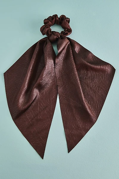 Espresso Ripple Scrunchie Scarf