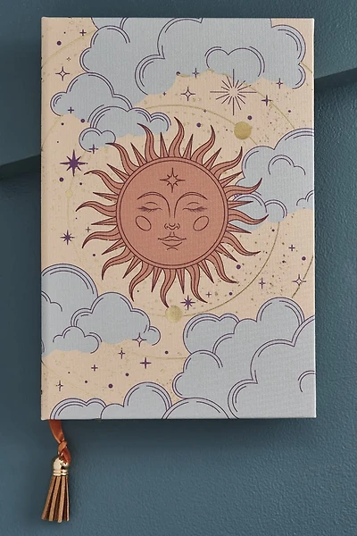 Vintage Sun Fabric Journal