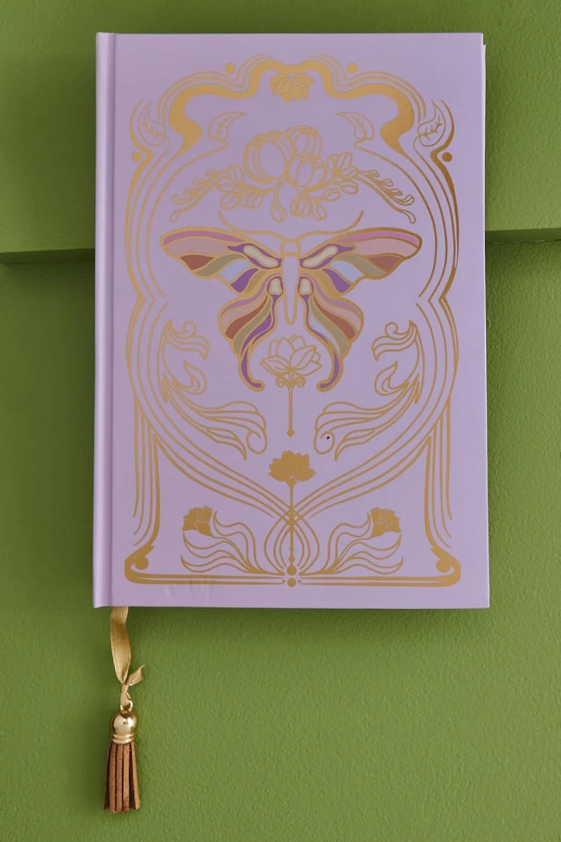 Lilac boho Moth Journal