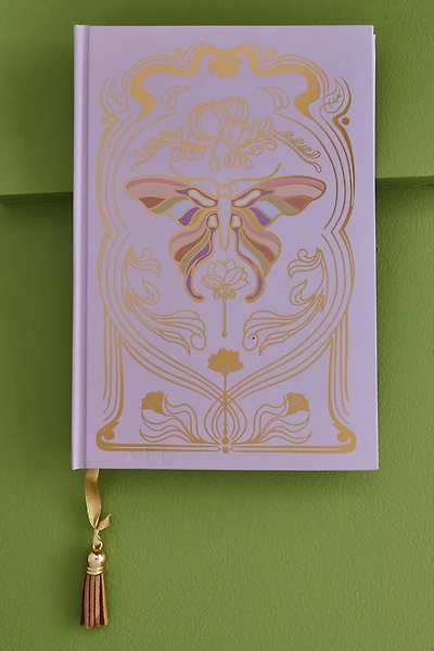Lilac boho Moth Journal