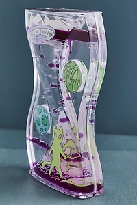 Purple UFO Alien Cat Motion Bubbler