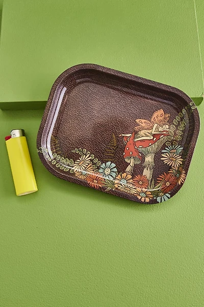 Fairy Mushroom Rolling Tray