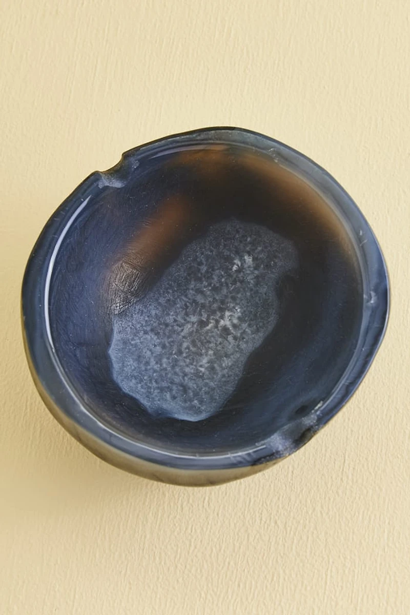 Agate Bowl Ashtray - Natural boho Home Accent