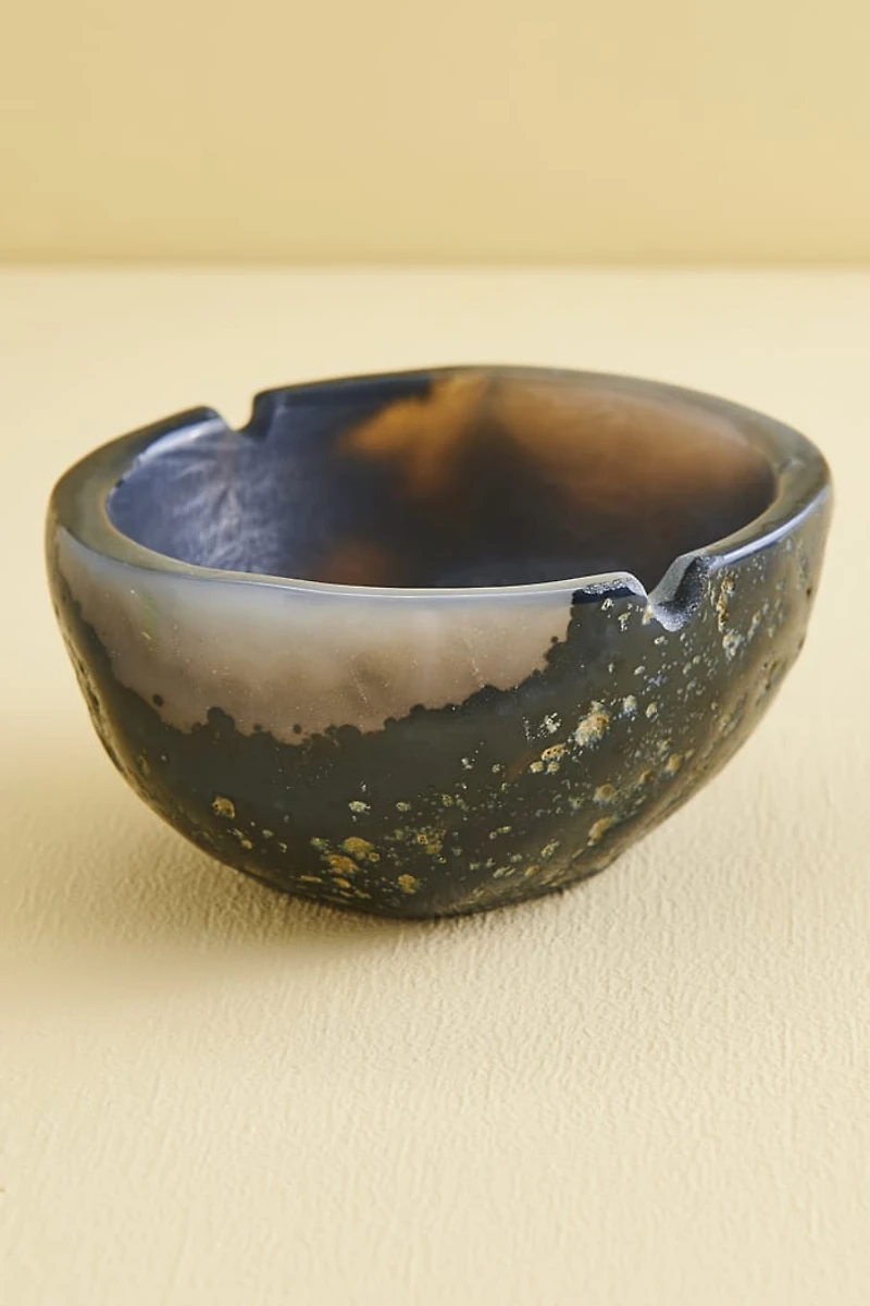 Agate Bowl Ashtray - Natural boho Home Accent