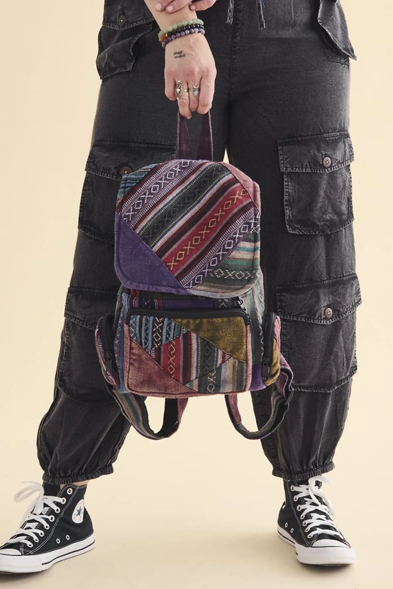 Assorted Patchwork Backpack