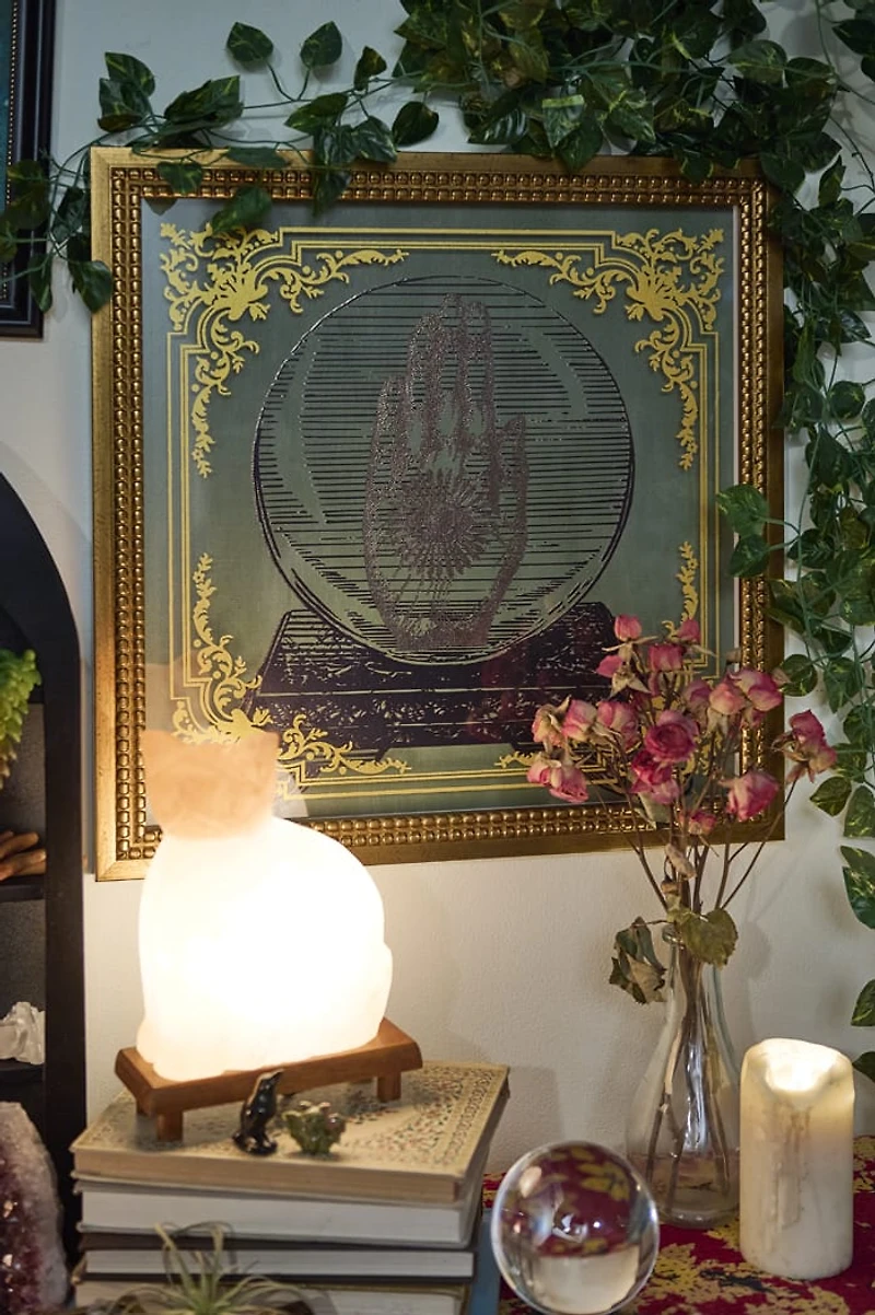 Palmistry Gold Framed Wall Art