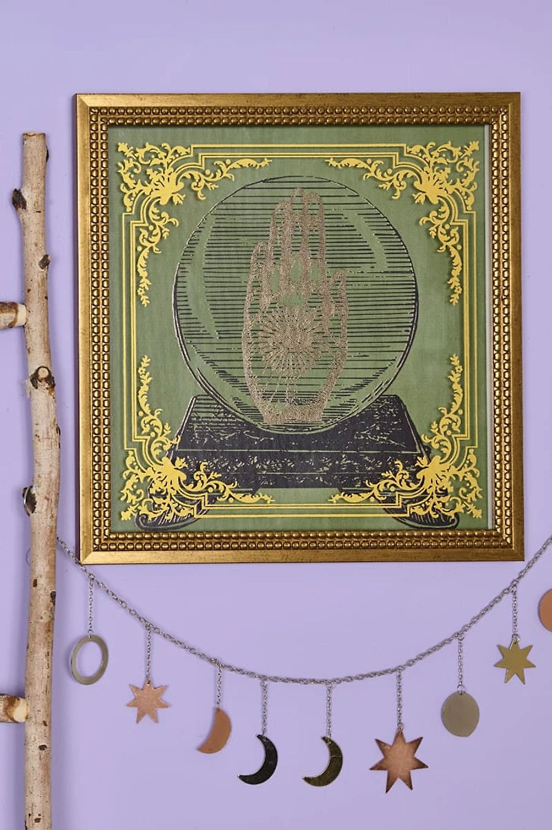 Palmistry Gold Framed Wall Art