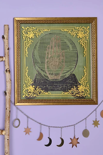 Palmistry Gold Framed Wall Art