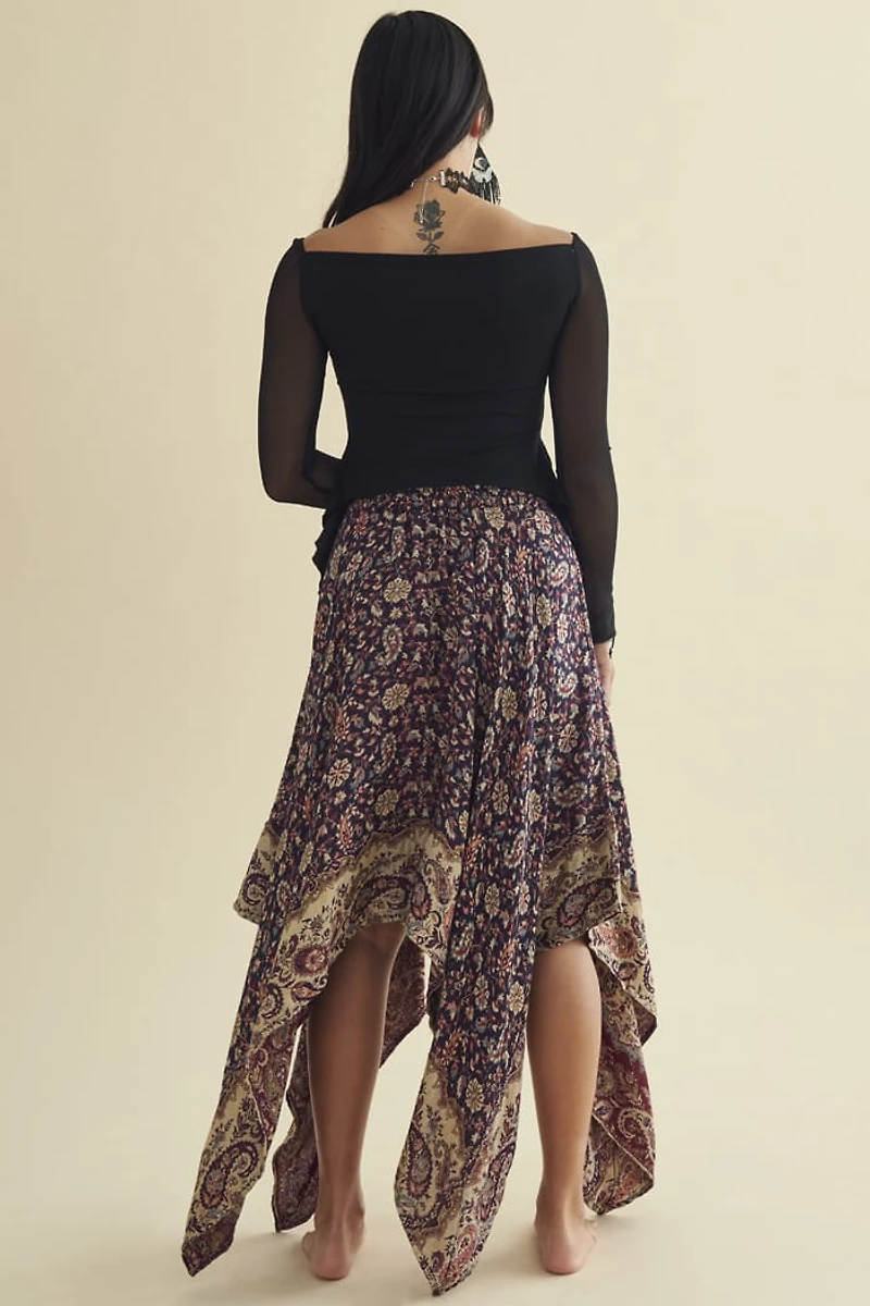 Buy Paisley Tapestry Reversible Fairy Skirt Online from Earthbound