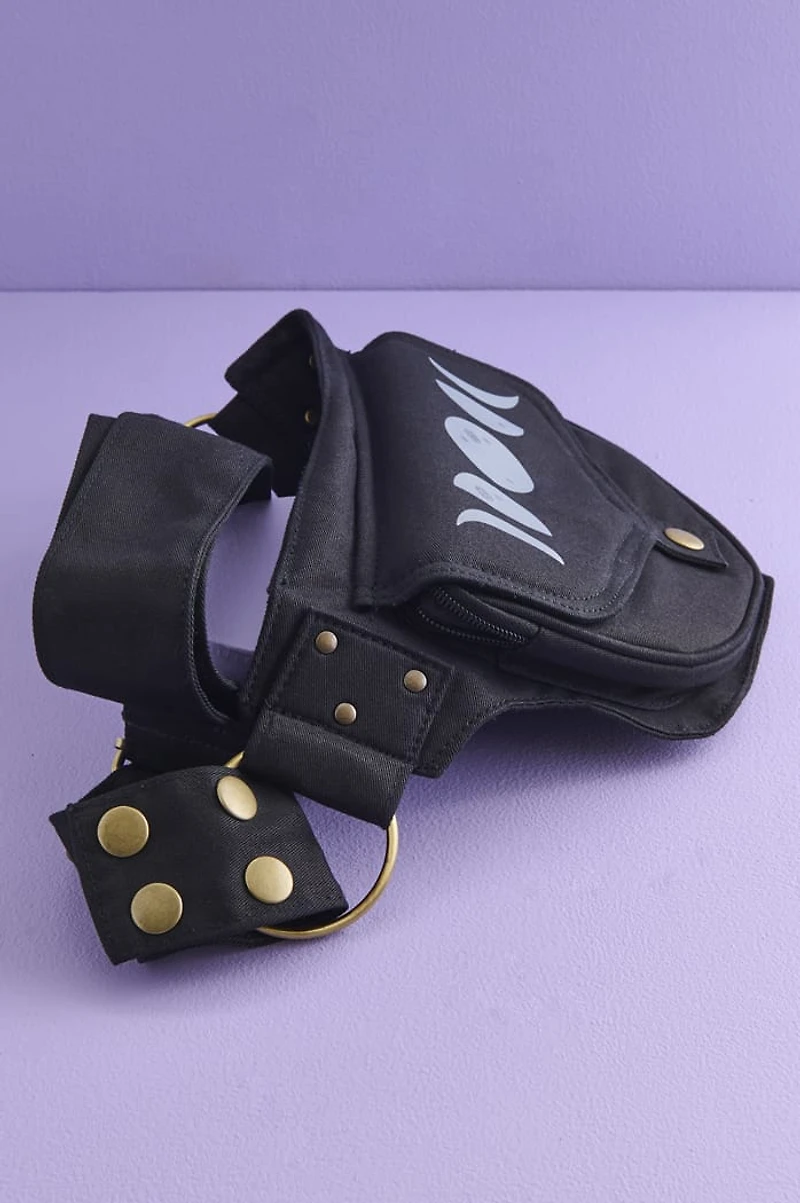 Black Moon Phases Belt Bag