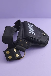 Black Moon Phases Belt Bag