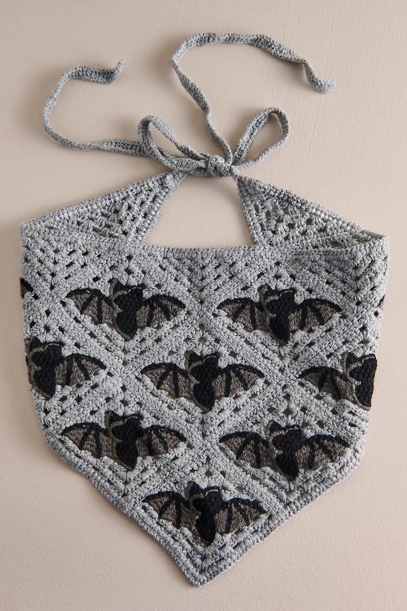 Grey Bats Headband Scarf