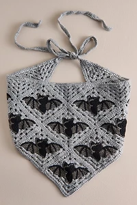 Grey Bats Headband Scarf