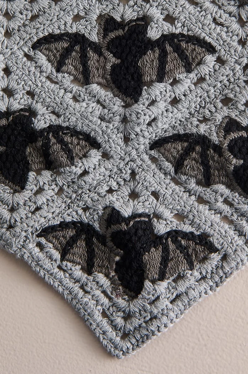 Grey Bats Headband Scarf