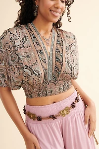 Buy Brown boho Butterfly Rope Belt Online at Earthbound Trading