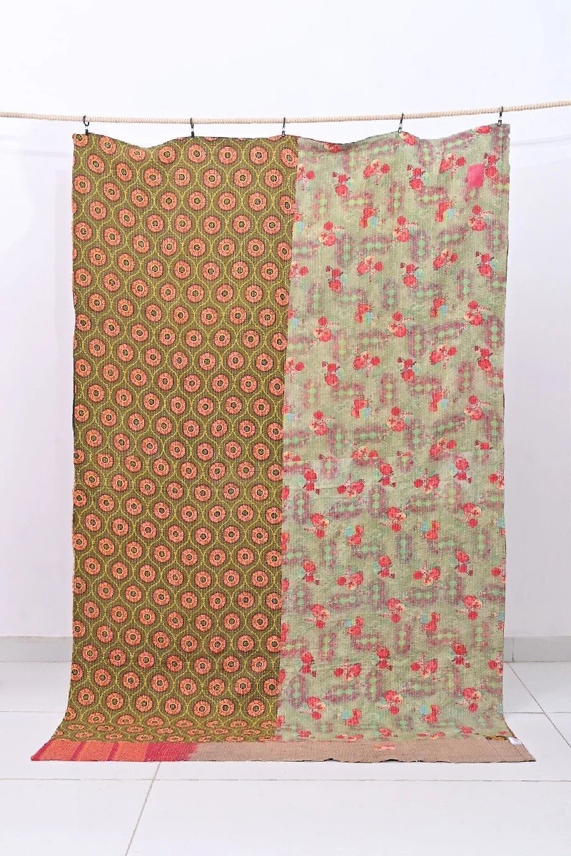 Buy Large Kantha Throw Online at Earthbound Trading