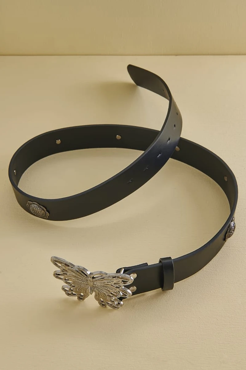 Black Boho Butterfly Belt