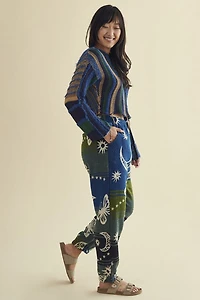 Buy Celestial Moon Woven Fabric Jogger Pants Online from Earthbound