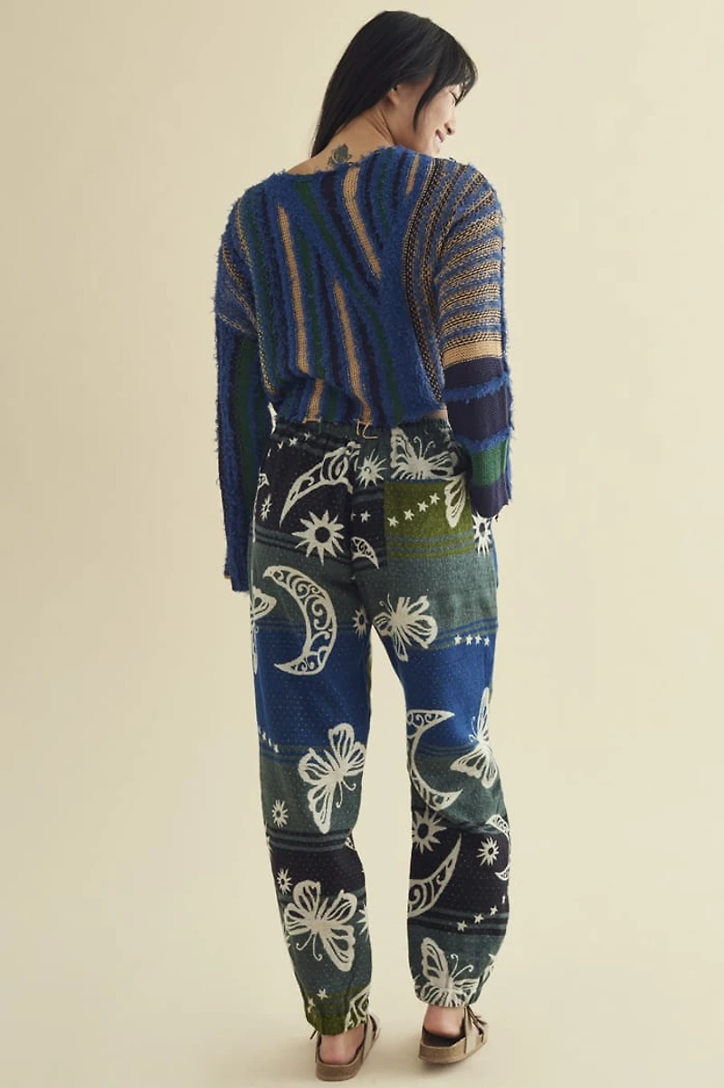Buy Celestial Moon Woven Fabric Jogger Pants Online from Earthbound
