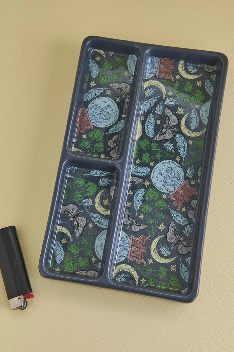 Mystic Crystal Ball Divided XL Rolling Tray