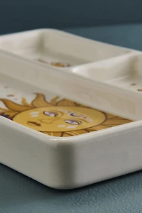 Floral Sun Divided XL Rolling Tray