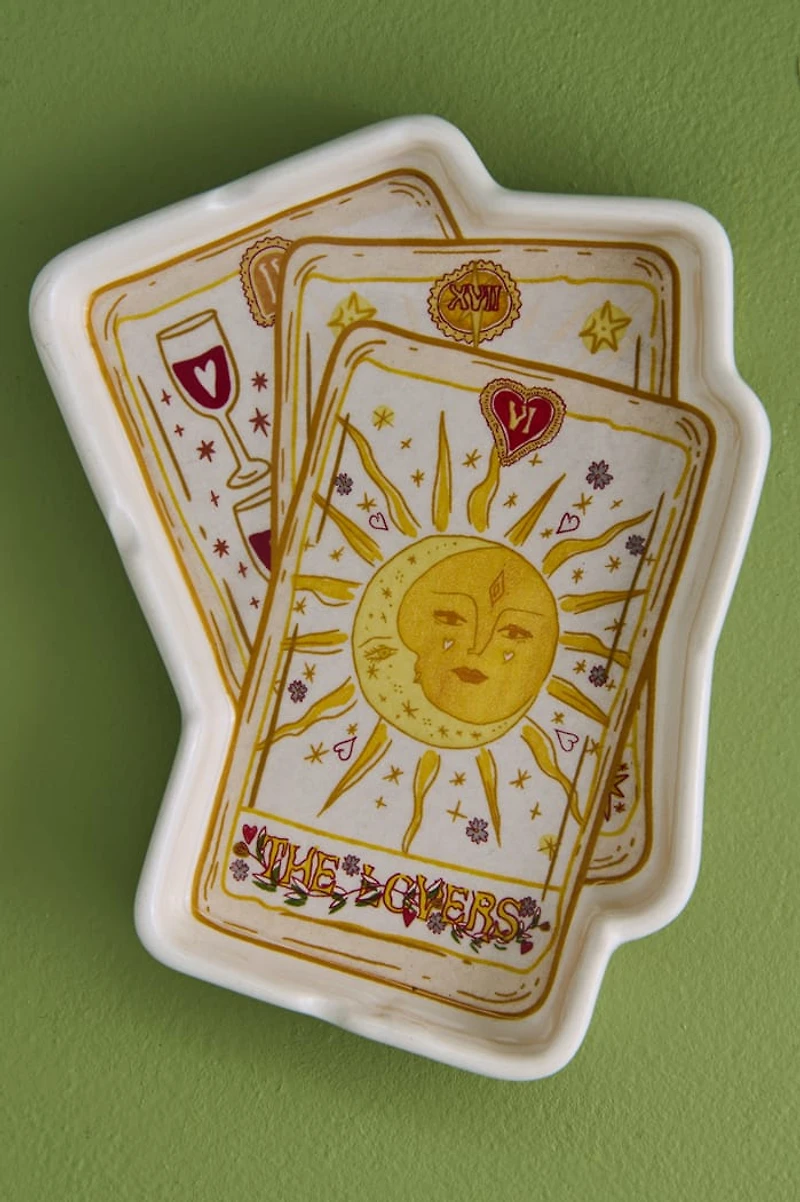 The Lovers Tarot Card Mini Ashtray