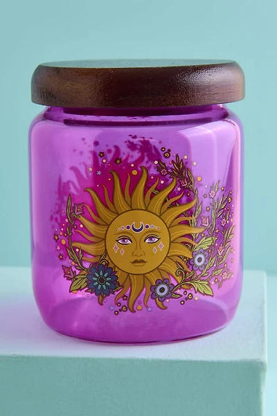 Floral Sun Stash Jar