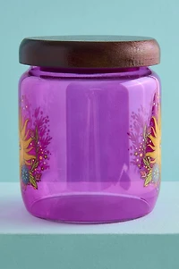Floral Sun Stash Jar