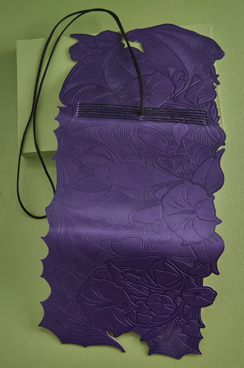 Purple Gothic Bat Faux Leather Journal