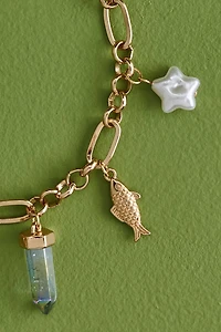 Gold Seaside Magic Charm Bracelet