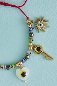 Hematite Mystic Charm Bracelet