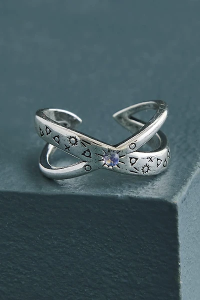 Silver Infinity Sun Ring