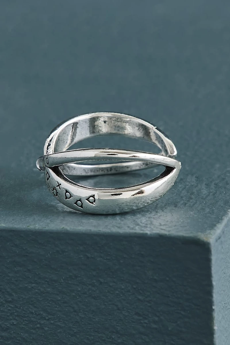 Silver Infinity Sun Ring