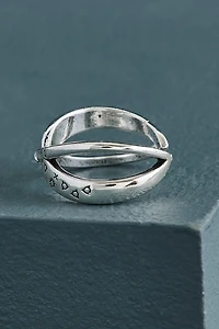 Silver Infinity Sun Ring