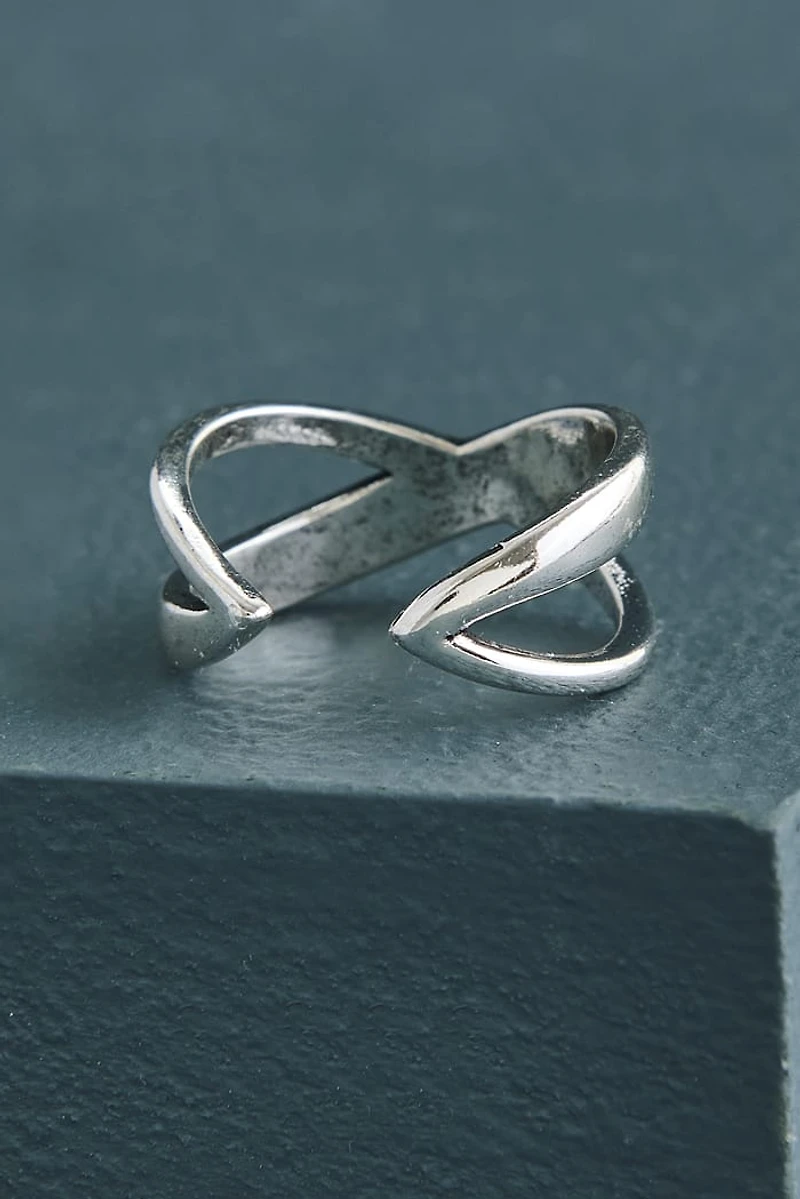 Silver Infinity Sun Ring