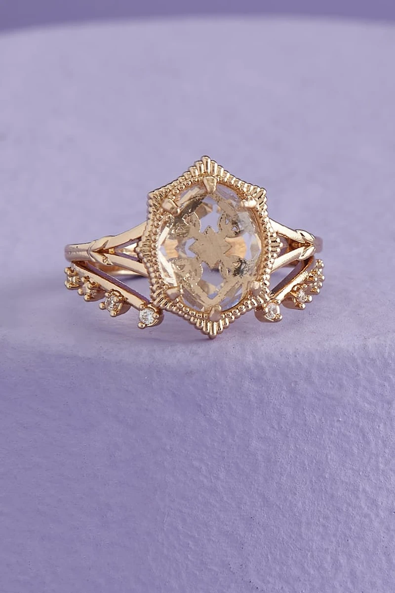 Buy Starry Glass Faux Stone Ring Online at Earthbound Trading