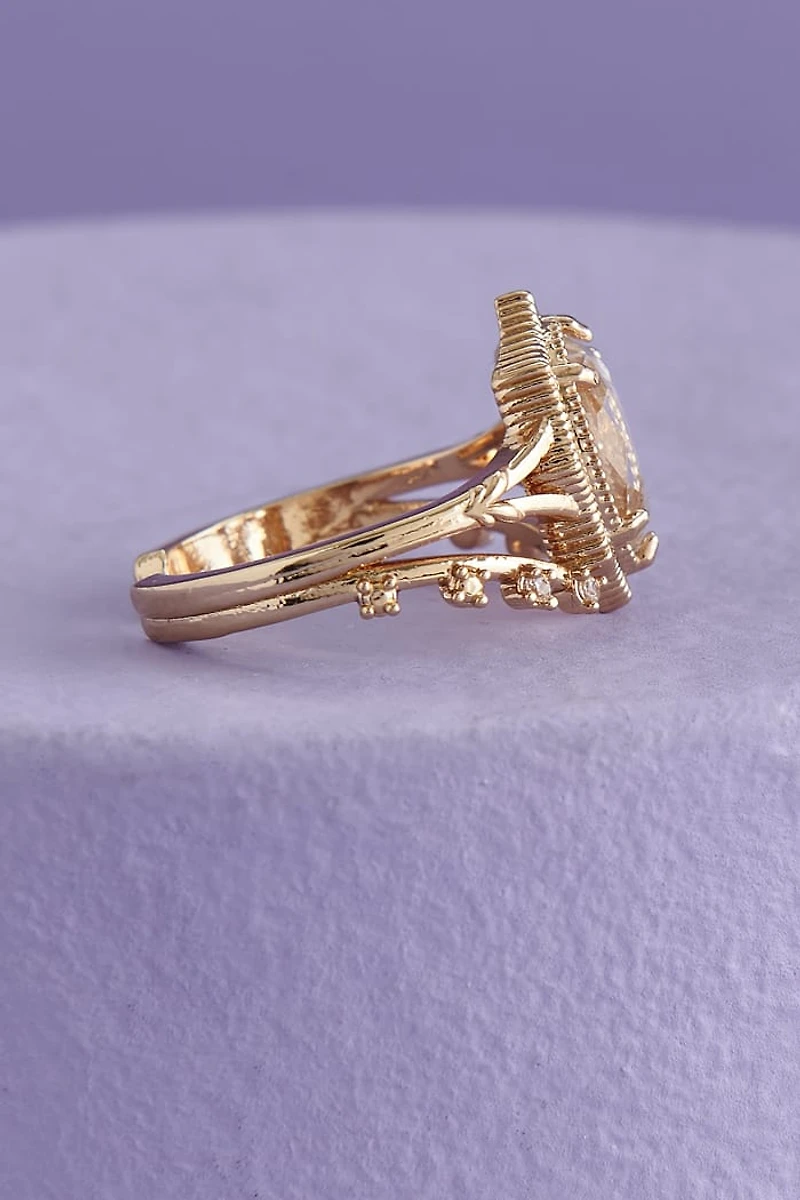 Buy Starry Glass Faux Stone Ring Online at Earthbound Trading