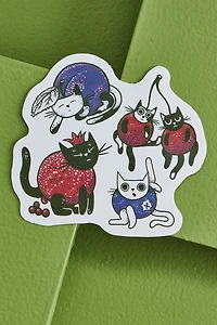 Buy EBX Fruit Cats Sticker Online at Earthbound Trading